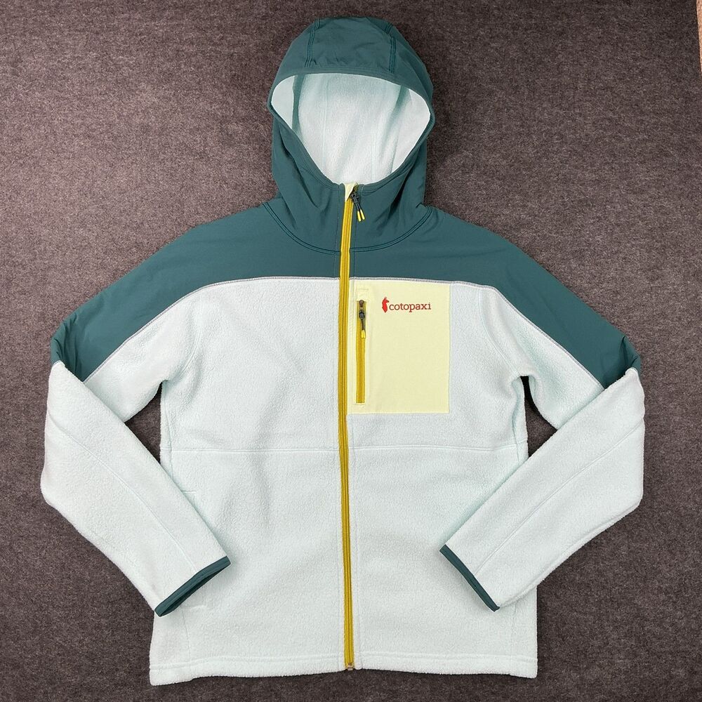 Cotopaxi Abrazo Full Zip Fleece Women's Jacket Deep Ocean & Ice Size M Hiking - Picture 2 of 13